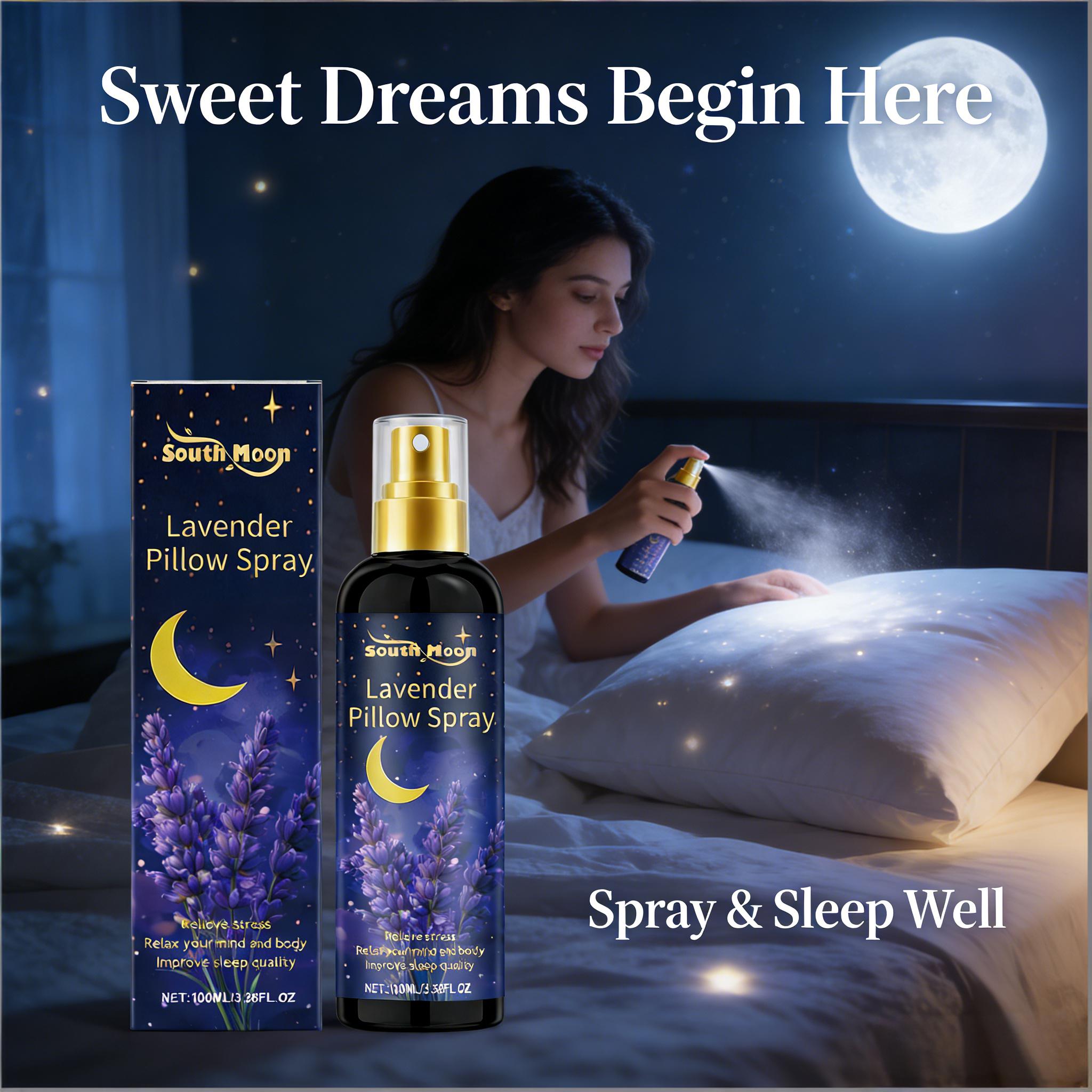 Anti Snore Contour Pillow - Спрей для сна с лавандой для