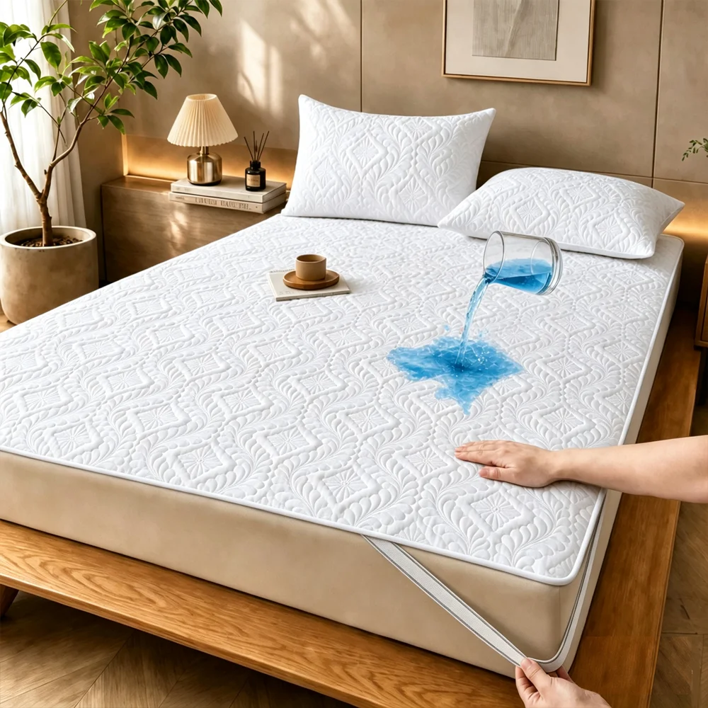 Waterproof Mattress Protector Breathable - 1 шт. многоцветный эластичный водонепроницаемый чехол