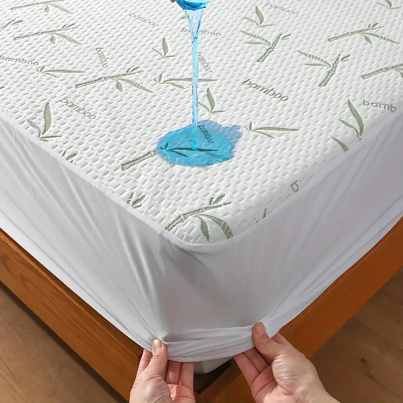1 шт. бамбуковая защита для ма – обзор и цена Waterproof Mattress Protector Breathable