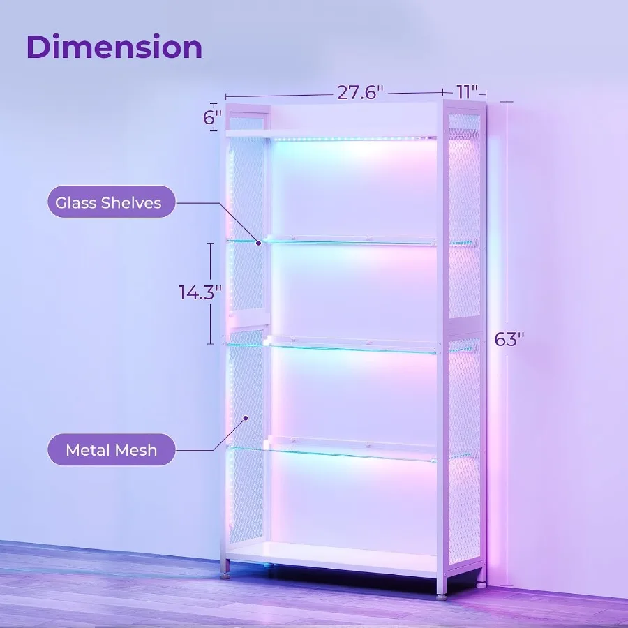 Витрина с открытыми стеклянным – обзор и цена Lighting