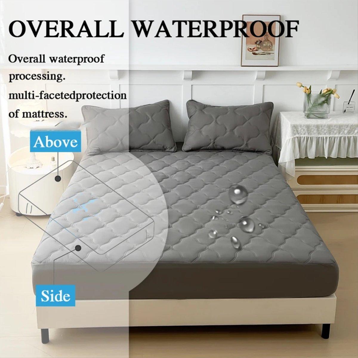 Learned - водонепроницаемые пр – обзор и цена Waterproof Mattress Protector Breathable