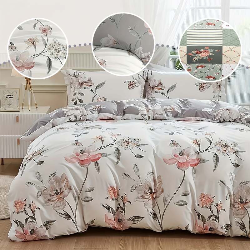 Комплект постельного белья из  – обзор и цена Aesthetic Floral Duvet Cover