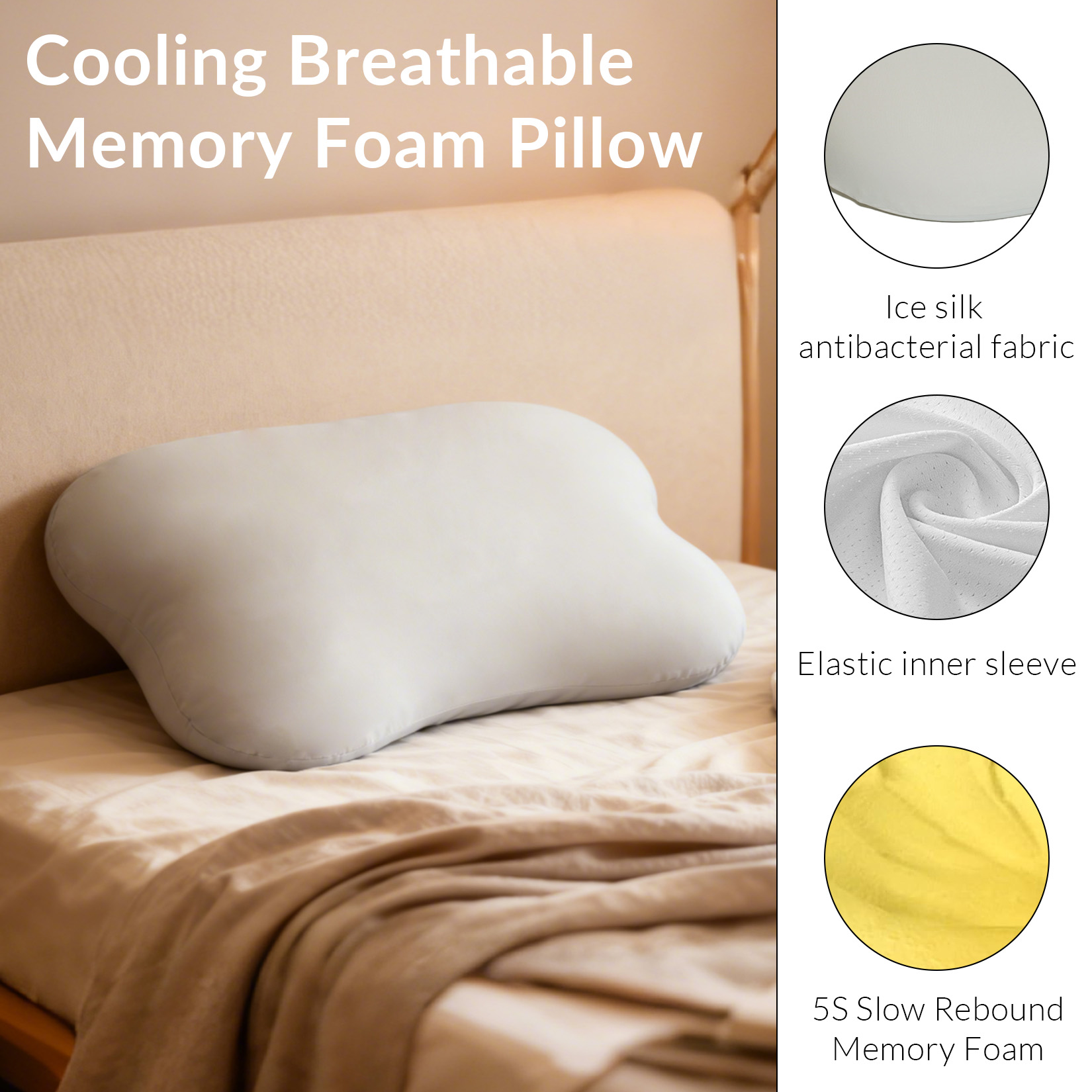 Ортопедическая подушка для шеи – обзор и цена Memory Foam Orthopedic Pillow Neck Pain