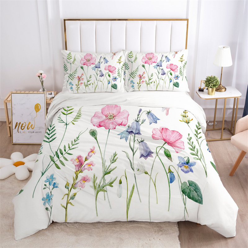 Комплект постельного белья с ц – обзор и цена Aesthetic Floral Duvet Cover