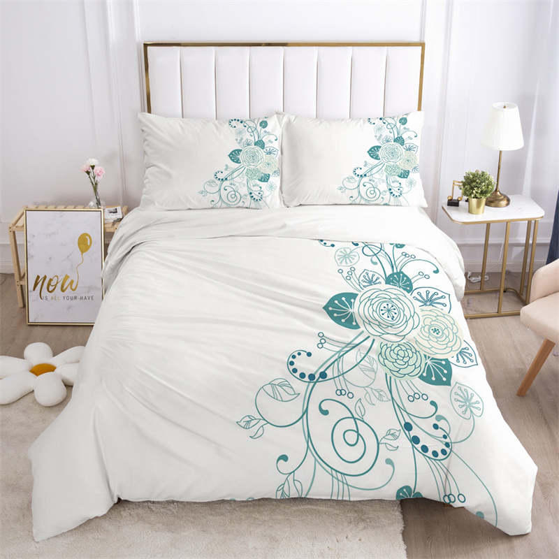 Комплект постельного белья с ц – обзор и цена Aesthetic Floral Duvet Cover
